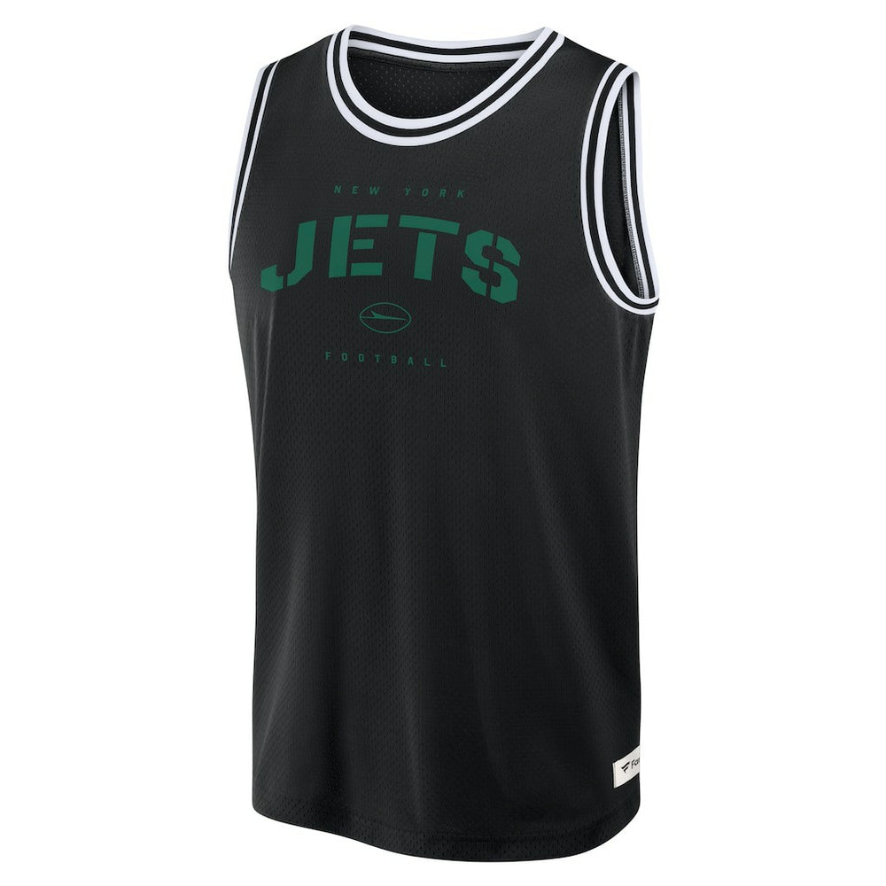 New York Jets Elements Future Ground Jersey Tank Top Black - Fanatics