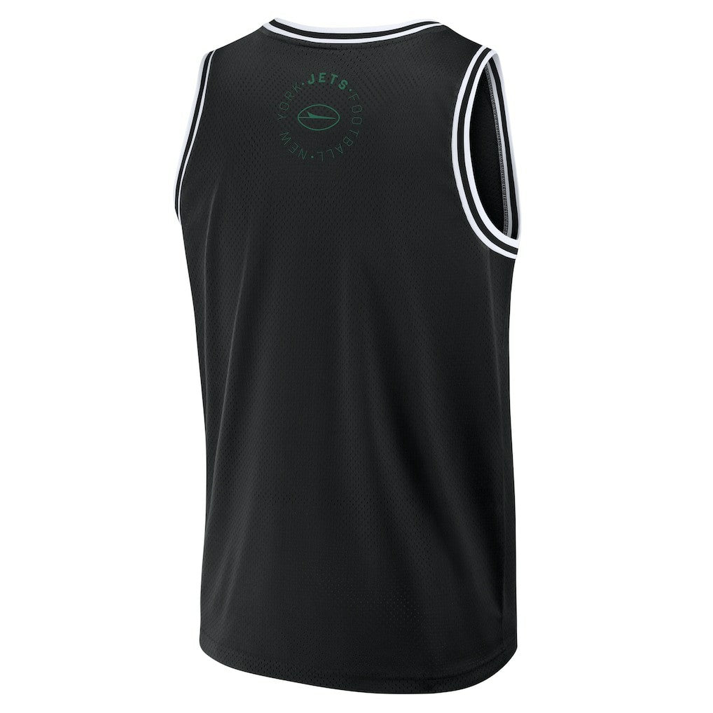 New York Jets Elements Future Ground Jersey Tank Top Black - Fanatics