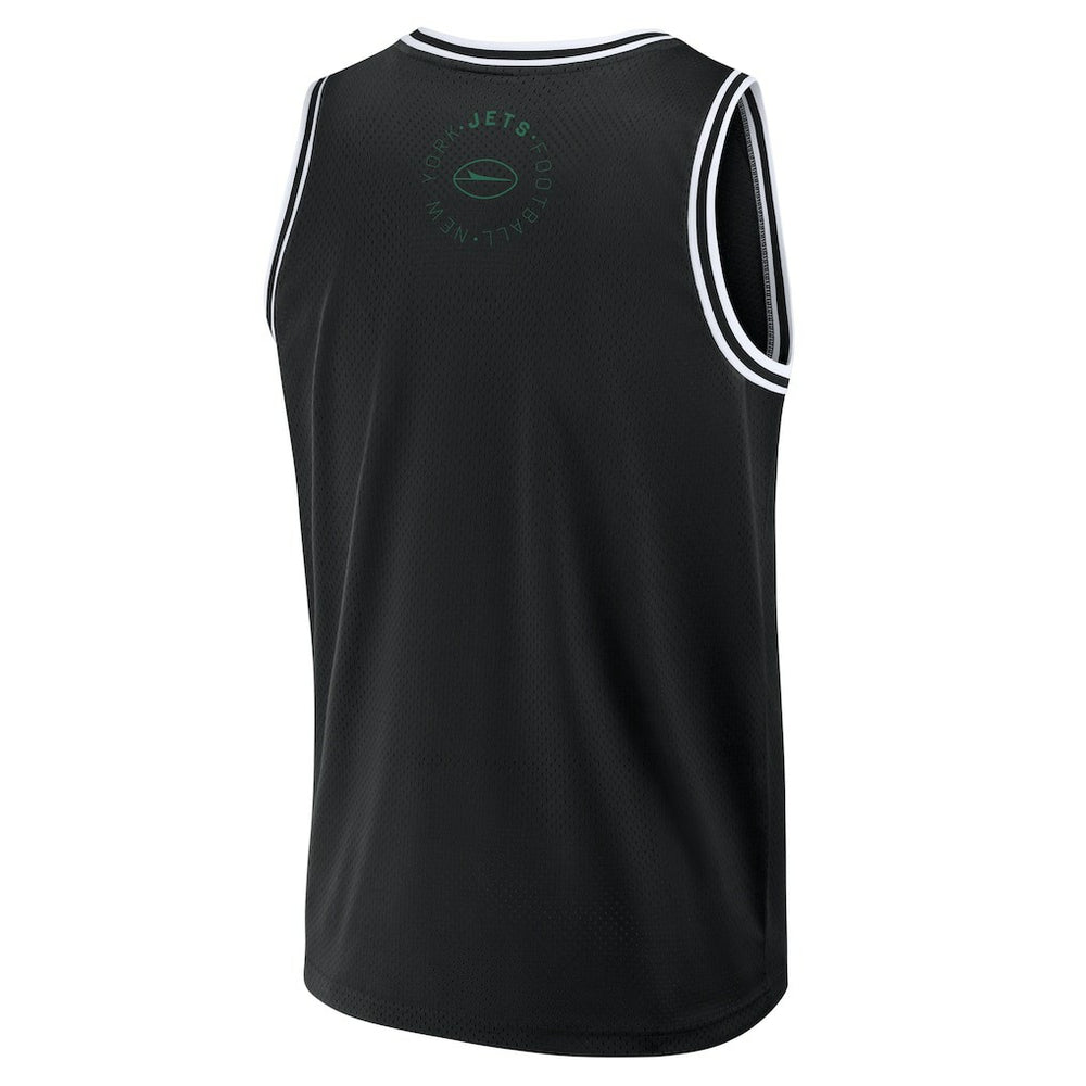 New York Jets Elements Future Ground Jersey Tank Top Black - Fanatics