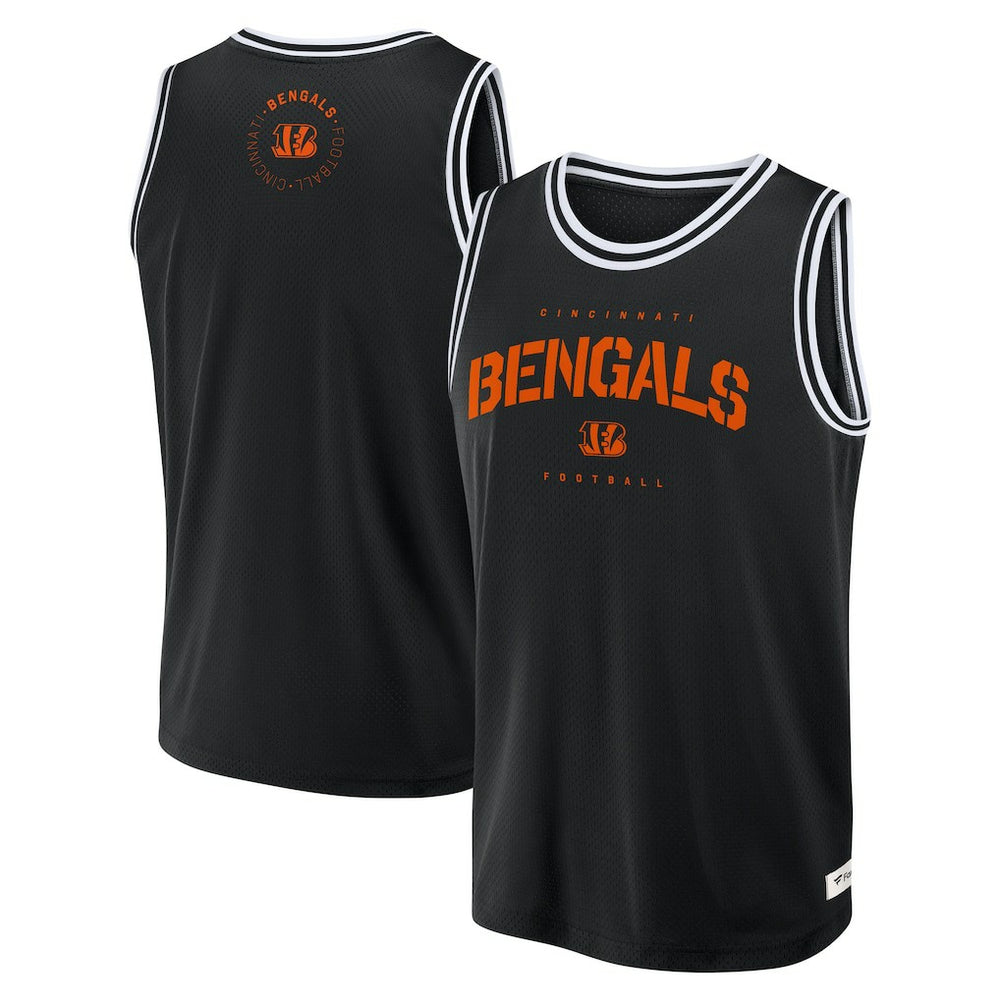 Cincinnati Bengals Elements Future Ground Jersey Tank Top Black - Fanatics