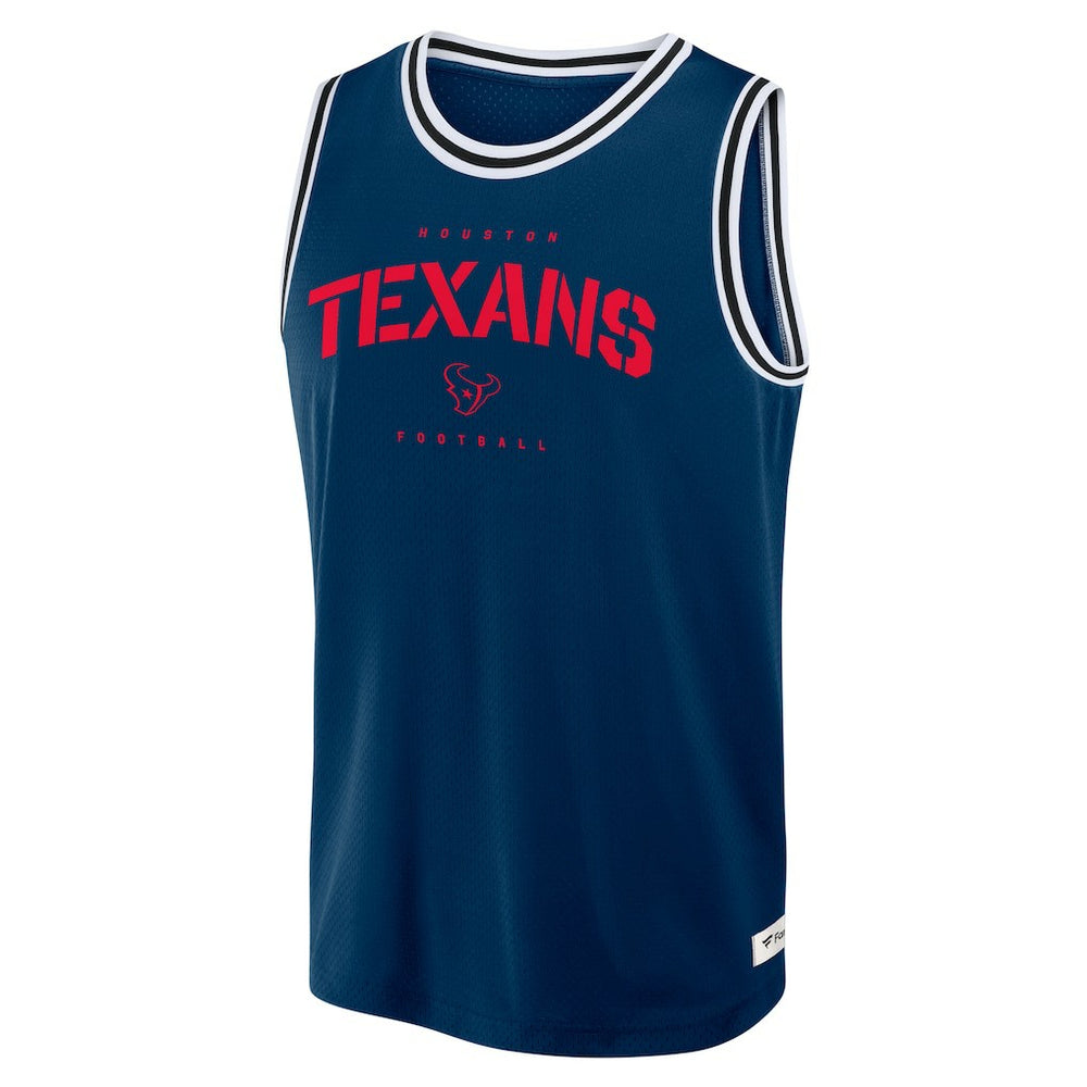 Houston Texans Elements Future Ground Jersey Tank Top Navy - Fanatics