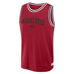 San Francisco 49ers Elements Future Ground Jersey Tank Top Scarlet - Fanatics