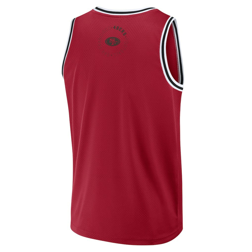San Francisco 49ers Elements Future Ground Jersey Tank Top Scarlet - Fanatics