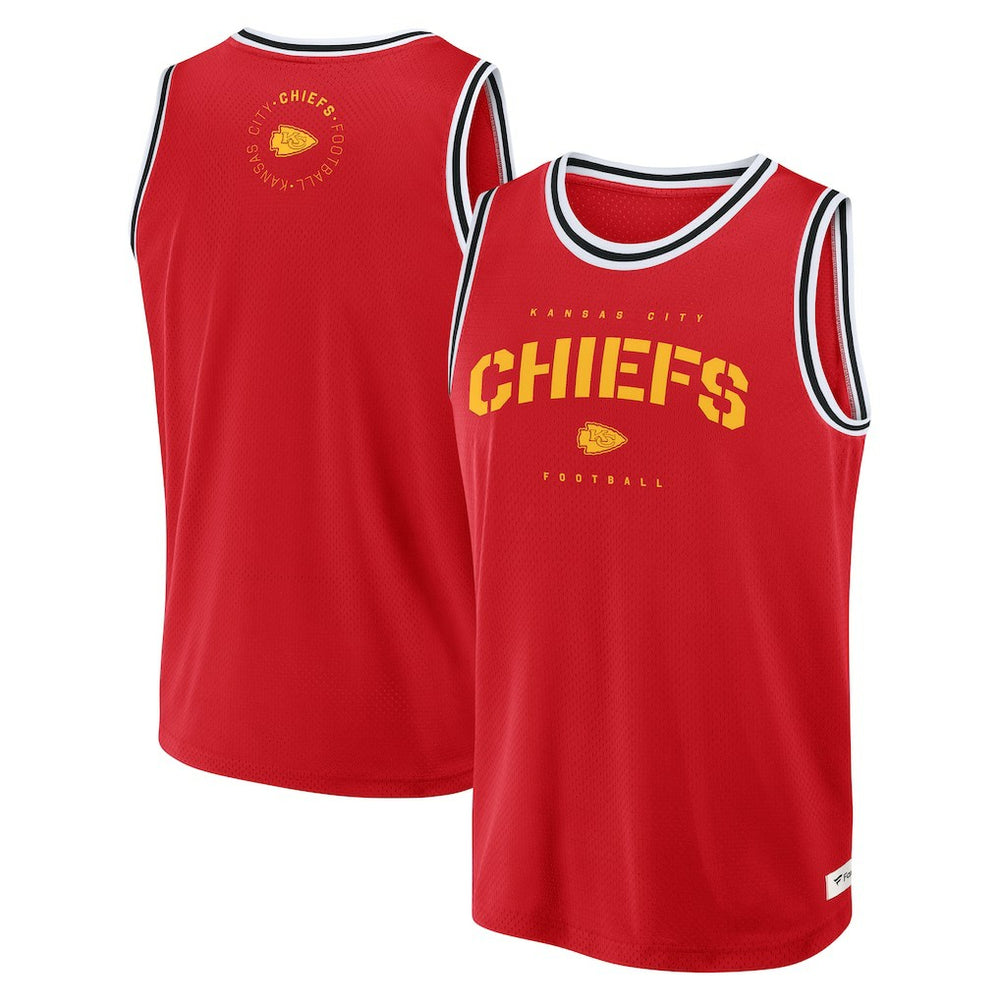 Kansas City Chiefs Elements Future Ground Jersey Tank Top Red - Fanatics