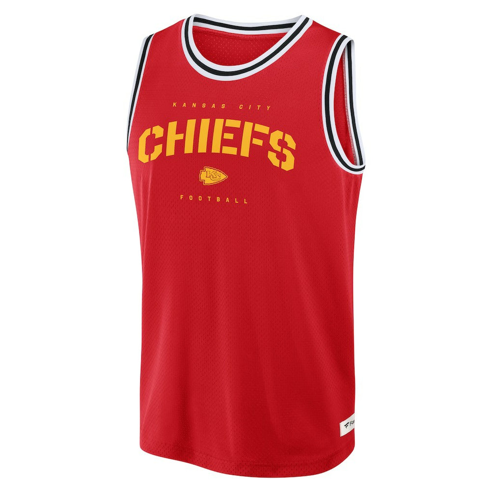 Kansas City Chiefs Elements Future Ground Jersey Tank Top Red - Fanatics