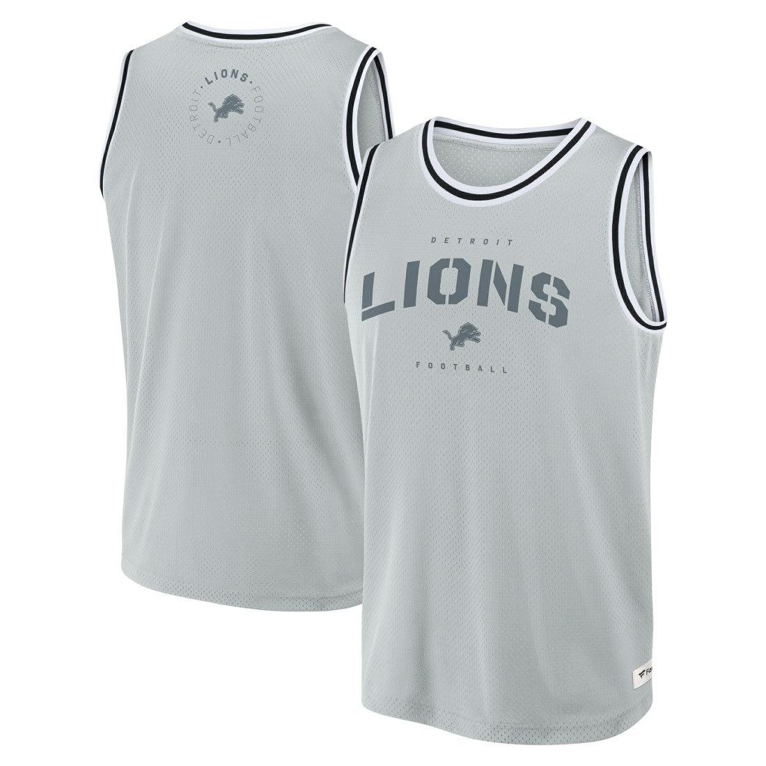 Detroit Lions Elements Future Ground Jersey Tank Top - Silver sale | NFL Jerseys