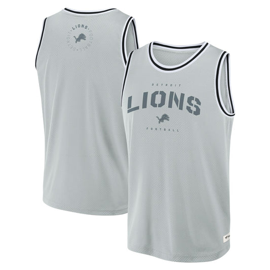 Detroit Lions Elements Future Ground Jersey Tank Top - Silver sale | NFL Jerseys
