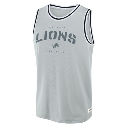 Detroit Lions Elements Future Ground Jersey Tank Top - Silver sale | NFL Jerseys