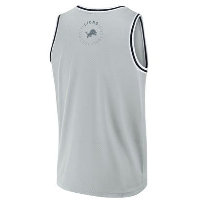 Detroit Lions Elements Future Ground Jersey Tank Top - Silver sale | NFL Jerseys