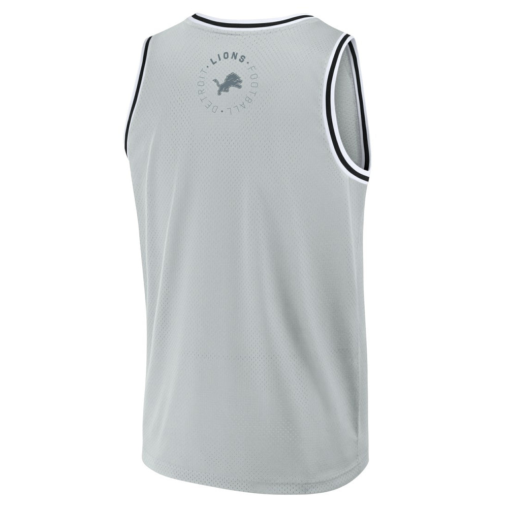 Detroit Lions Elements Future Ground Jersey Tank Top Silver - Fanatics