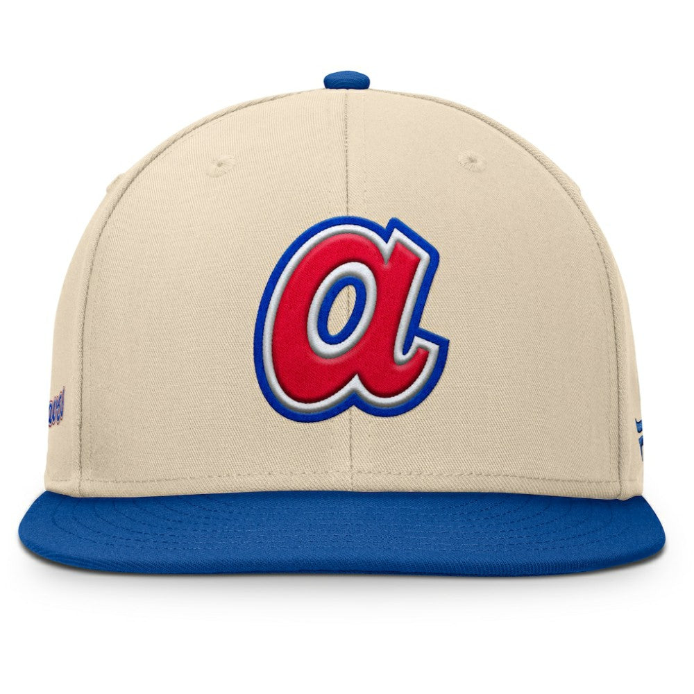 Atlanta Braves Fanatics Cooperstown Collection Bounder Snapback Hat discount