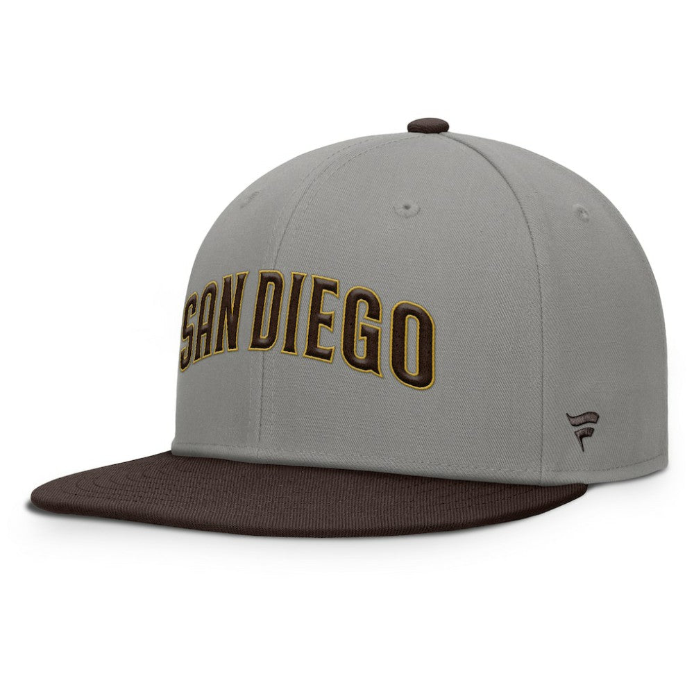 San Diego Padres Fanatics Clubhouse Dugout Fitted Hat Lifestyle