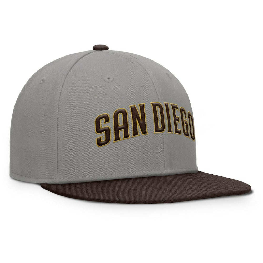 San Diego Padres Fanatics Clubhouse Dugout Fitted Hat Lifestyle