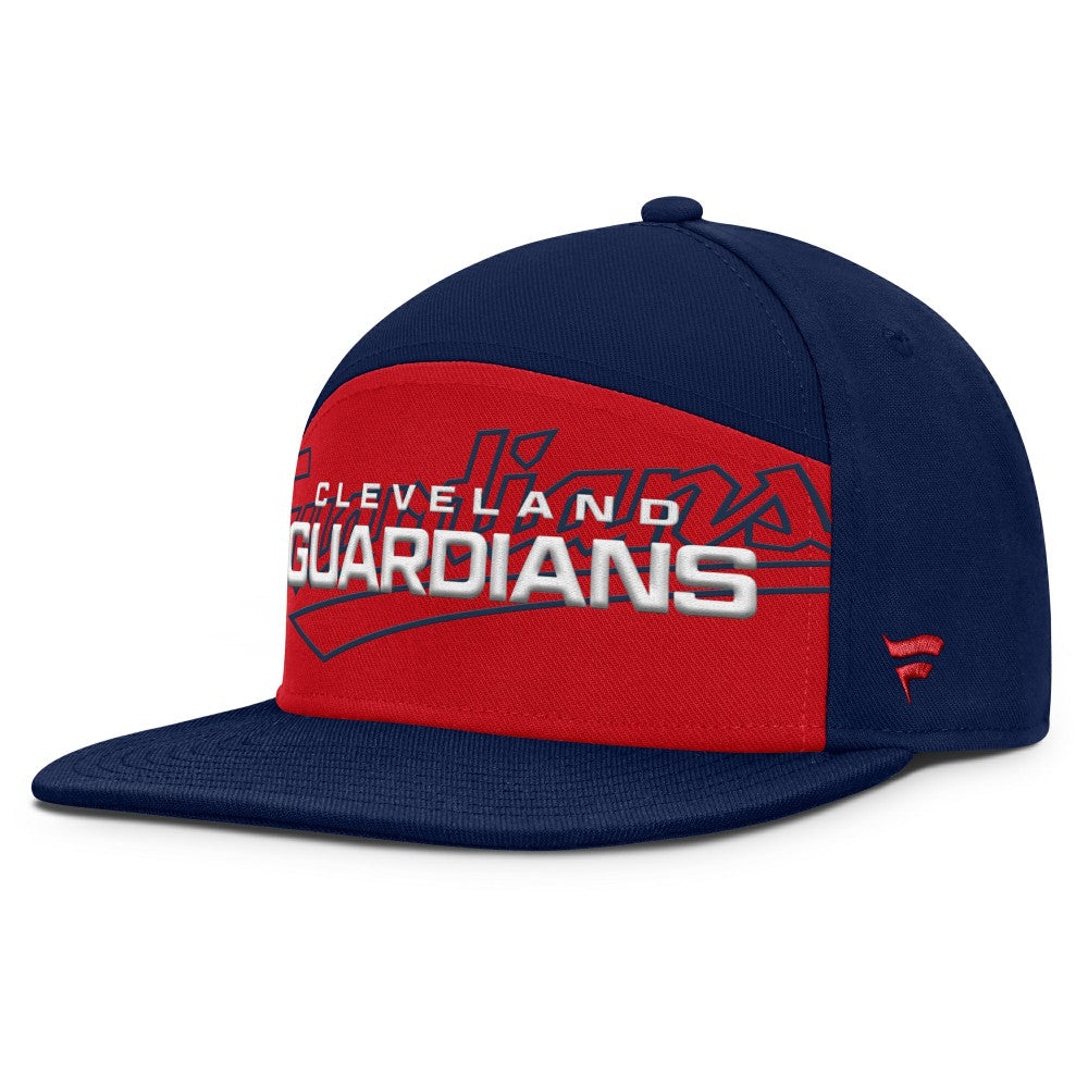 Cleveland Guardians Fanatics Clubhouse Splitter Snapback Hat On Sale