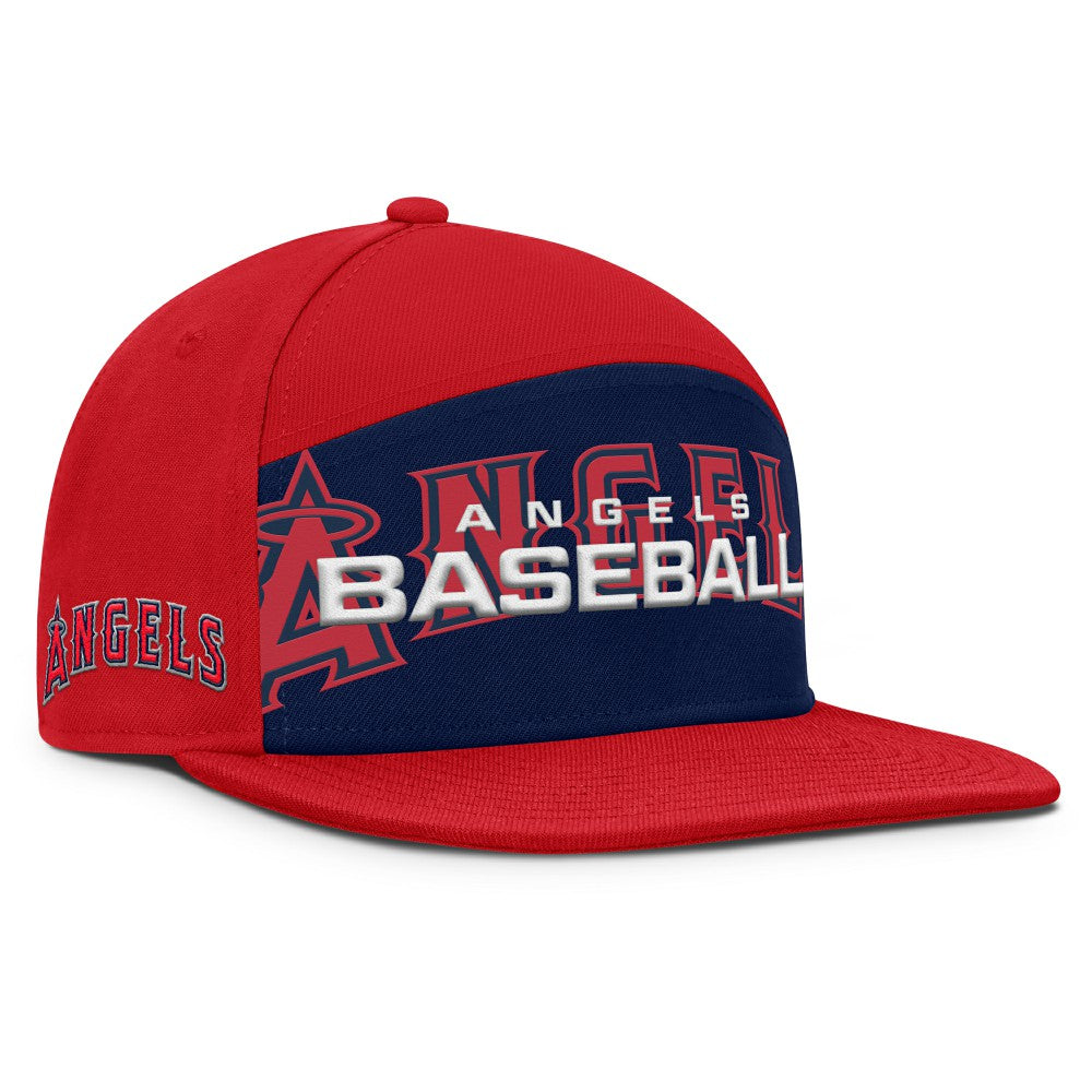 Los Angeles Angels Fanatics Clubhouse Splitter Snapback Hat Clearance