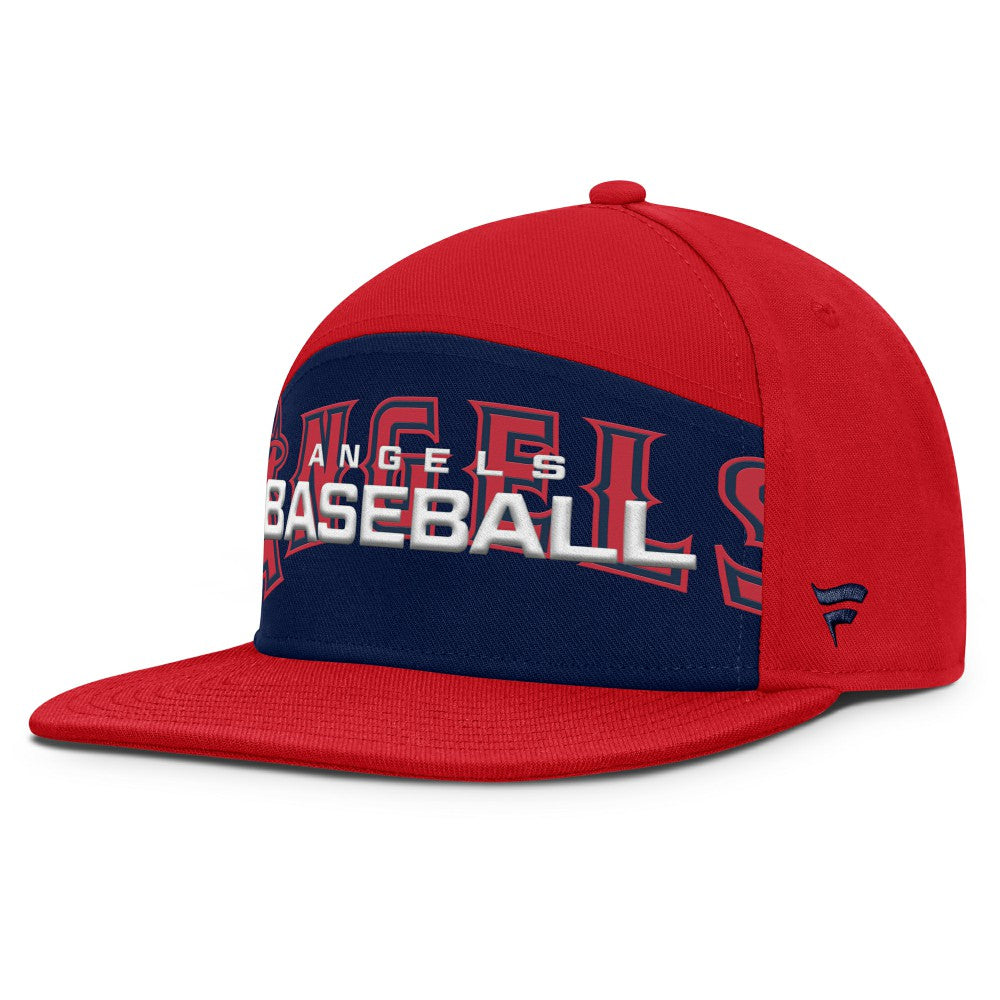 Los Angeles Angels Fanatics Clubhouse Splitter Snapback Hat Clearance