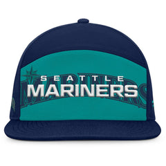 Seattle Mariners Fanatics Clubhouse Splitter Snapback Hat Clearance