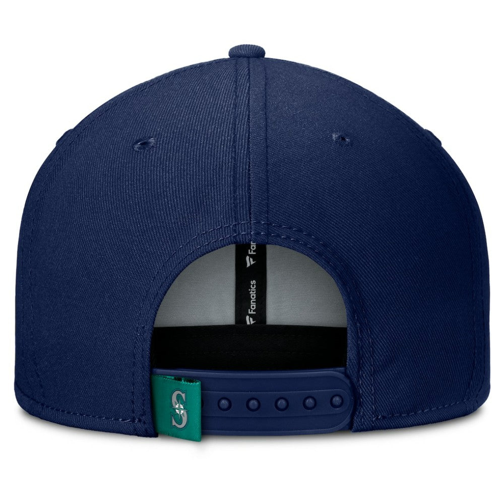 Seattle Mariners Fanatics Clubhouse Splitter Snapback Hat Clearance