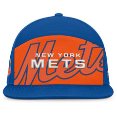 New York Mets Fanatics Clubhouse Splitter Snapback Hat Clearance