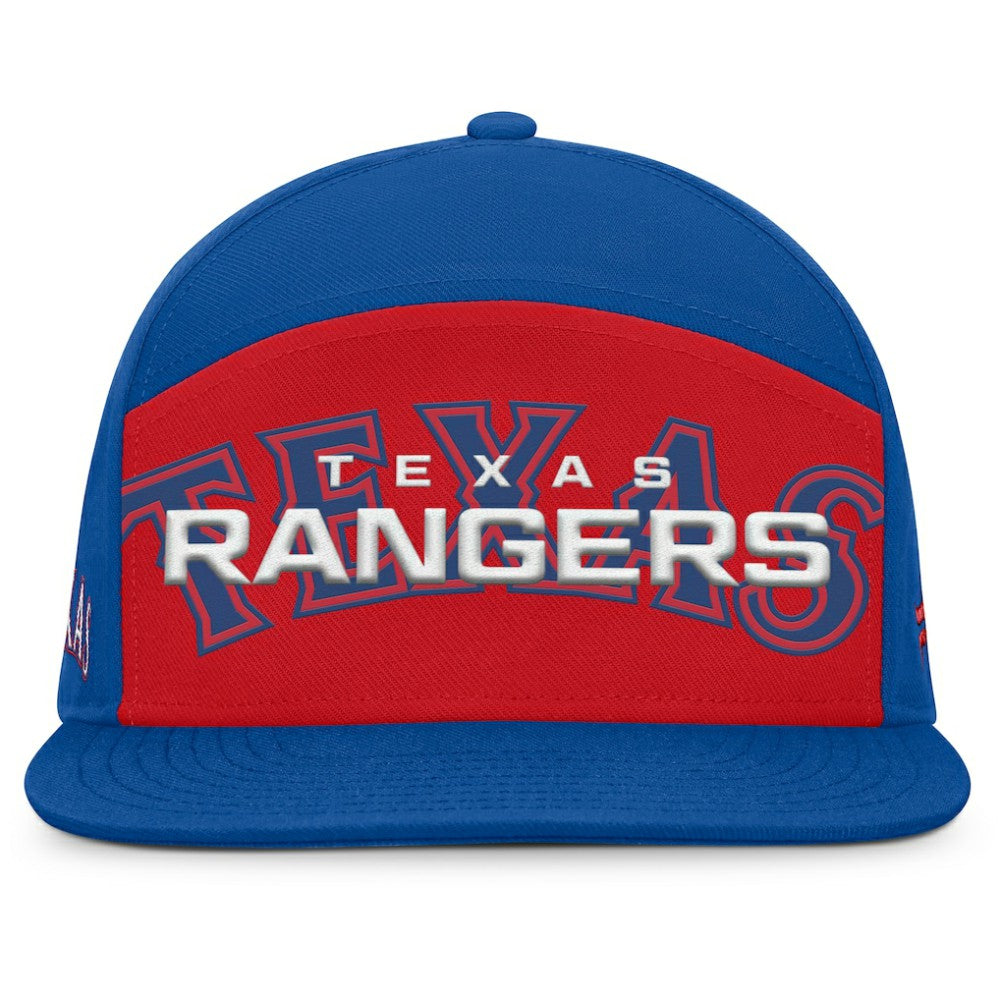 Texas Rangers Fanatics Clubhouse Splitter Snapback Hat Near Me