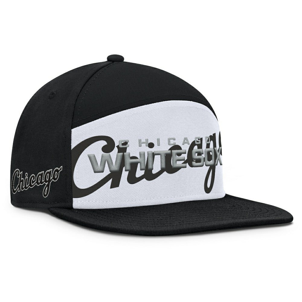 Chicago White Sox Fanatics Clubhouse Splitter Snapback Hat Lifestyle