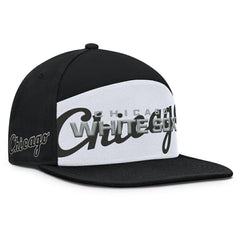 Chicago White Sox Fanatics Clubhouse Splitter Snapback Hat Lifestyle