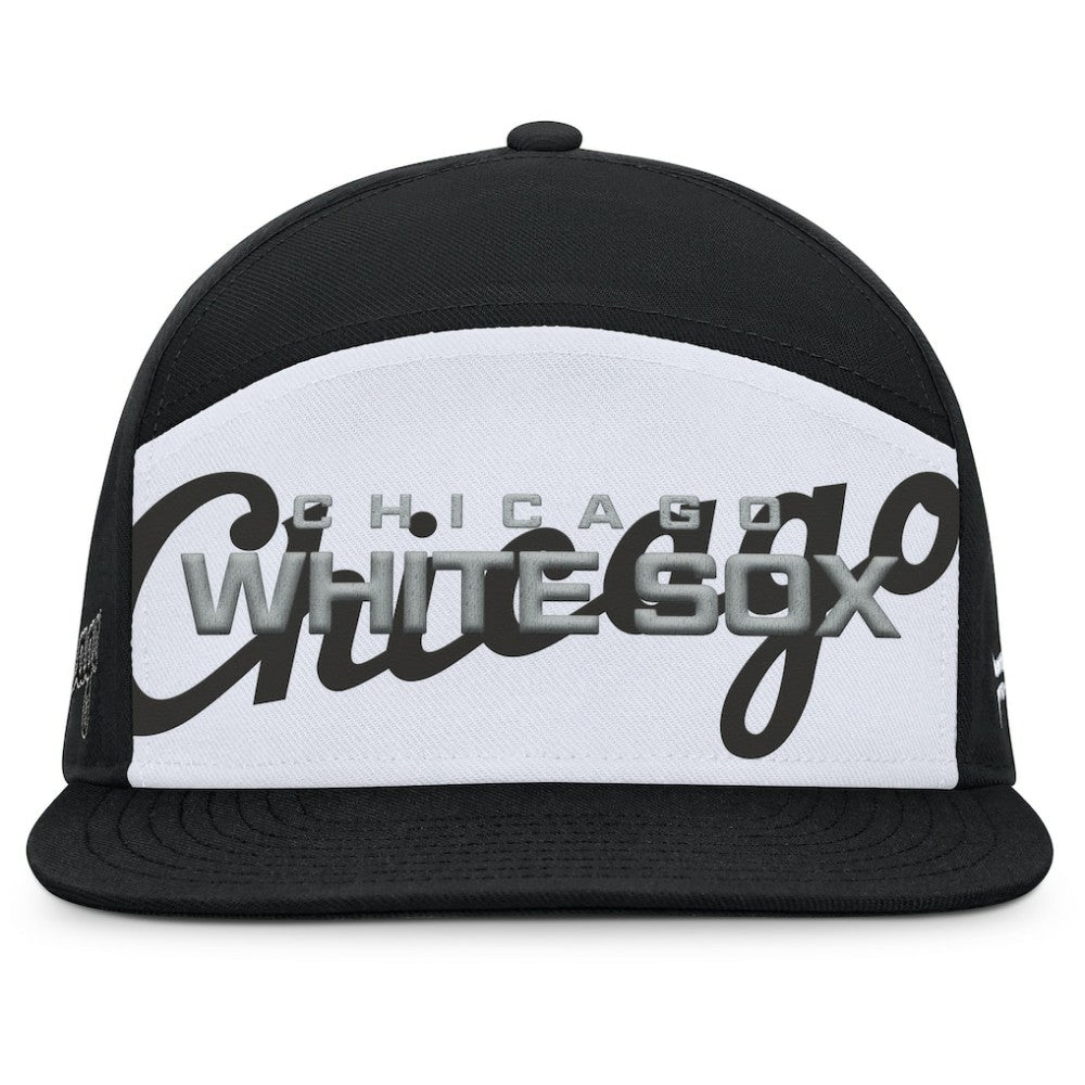 Chicago White Sox Fanatics Clubhouse Splitter Snapback Hat Lifestyle