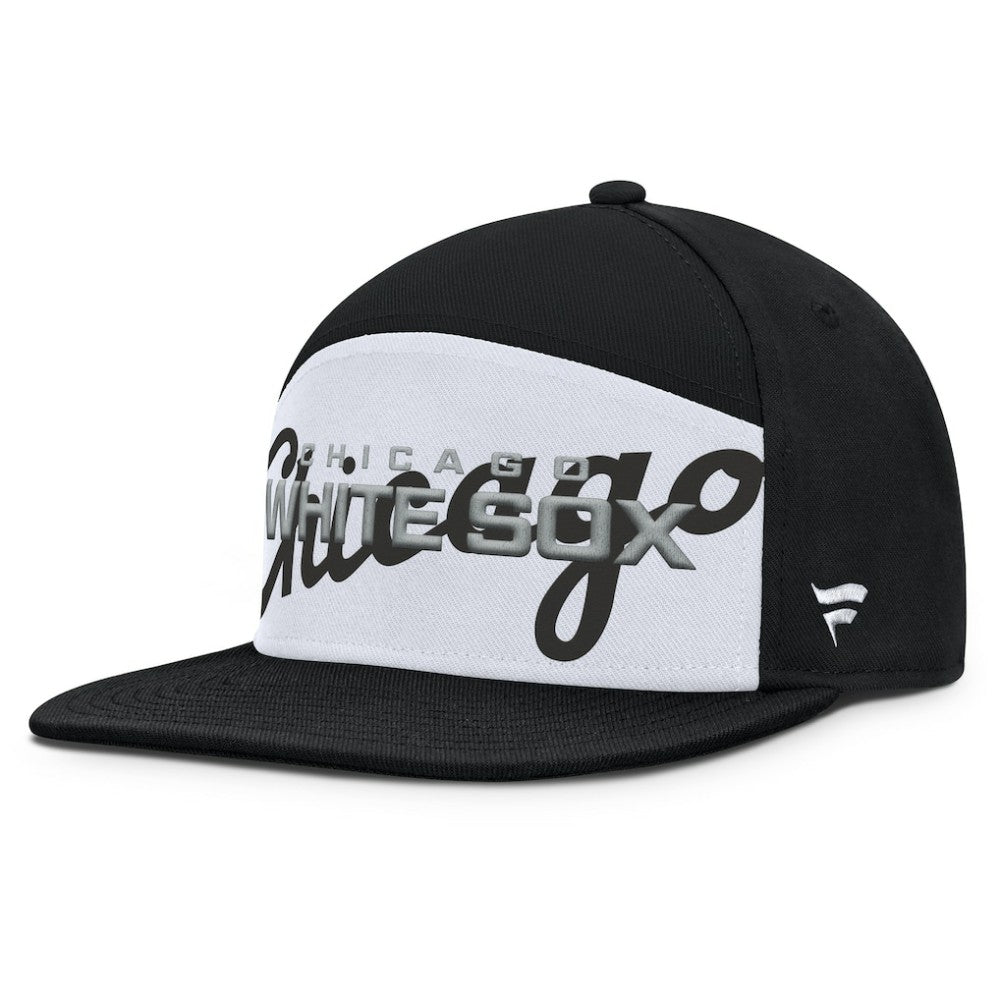 Chicago White Sox Fanatics Clubhouse Splitter Snapback Hat Lifestyle