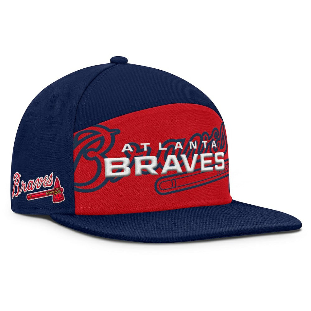 Atlanta Braves Fanatics Clubhouse Splitter Snapback Hat for sale