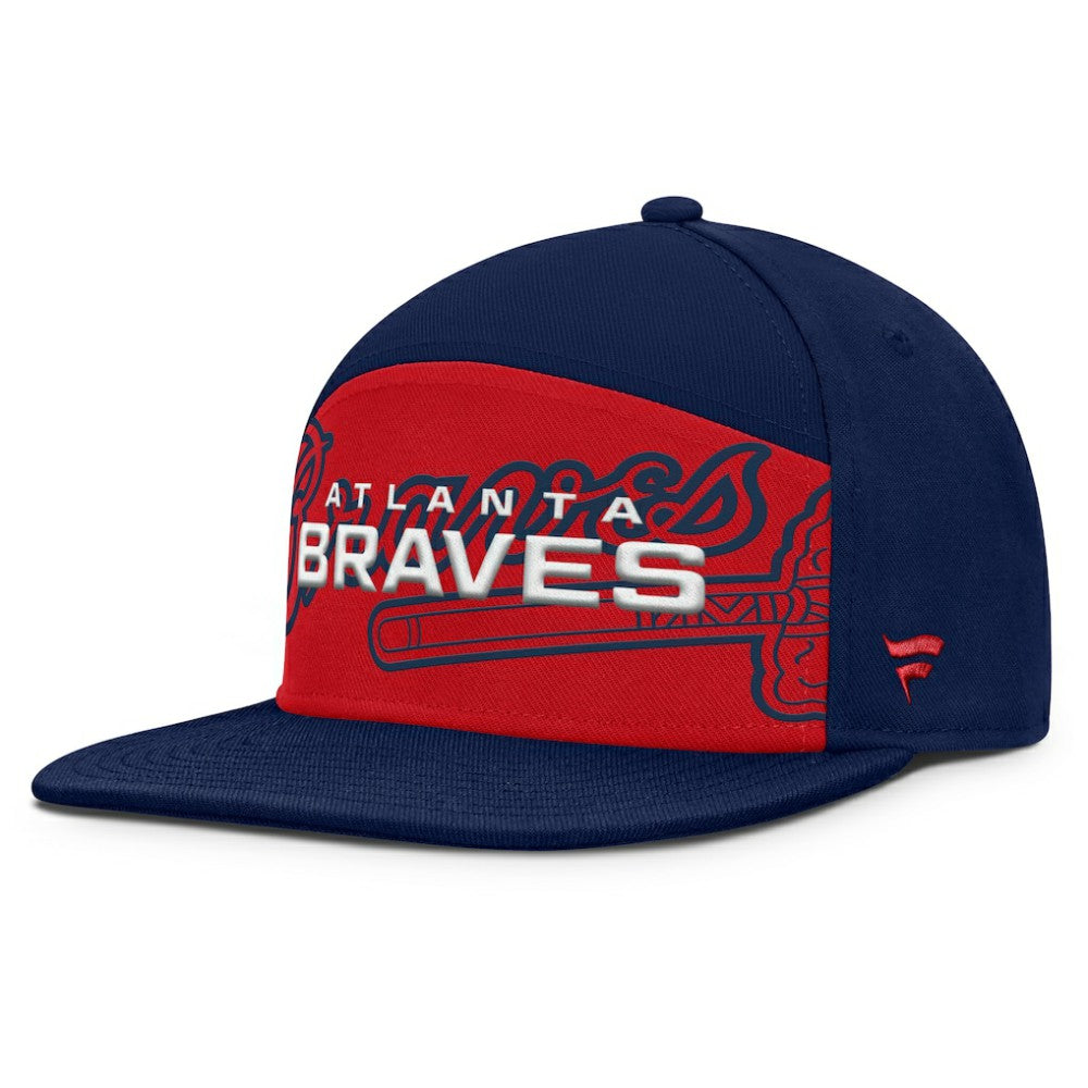 Atlanta Braves Fanatics Clubhouse Splitter Snapback Hat for sale