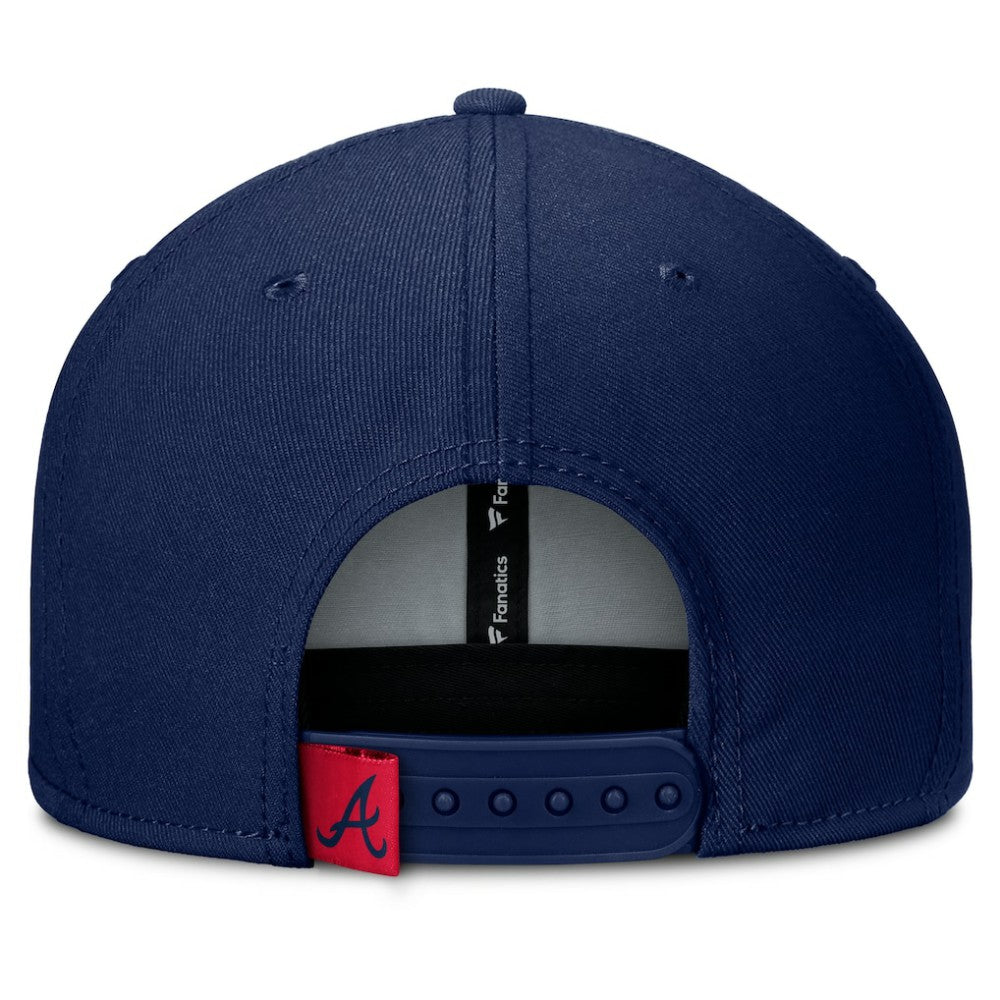 Atlanta Braves Fanatics Clubhouse Splitter Snapback Hat for sale