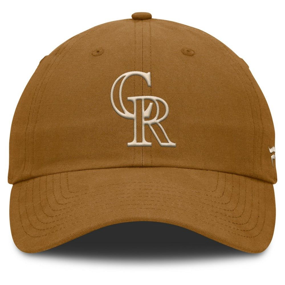 Colorado Rockies Fanatics Act Natural Chopper Adjustable Hat On Sale