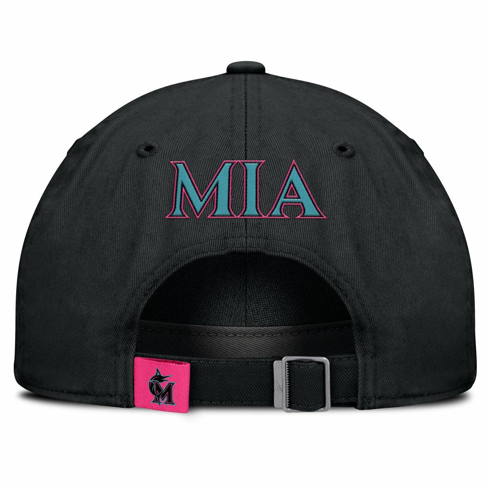 Miami Marlins Nike Unisex 2025 City Connect Club Adjustable Hat On Sale
