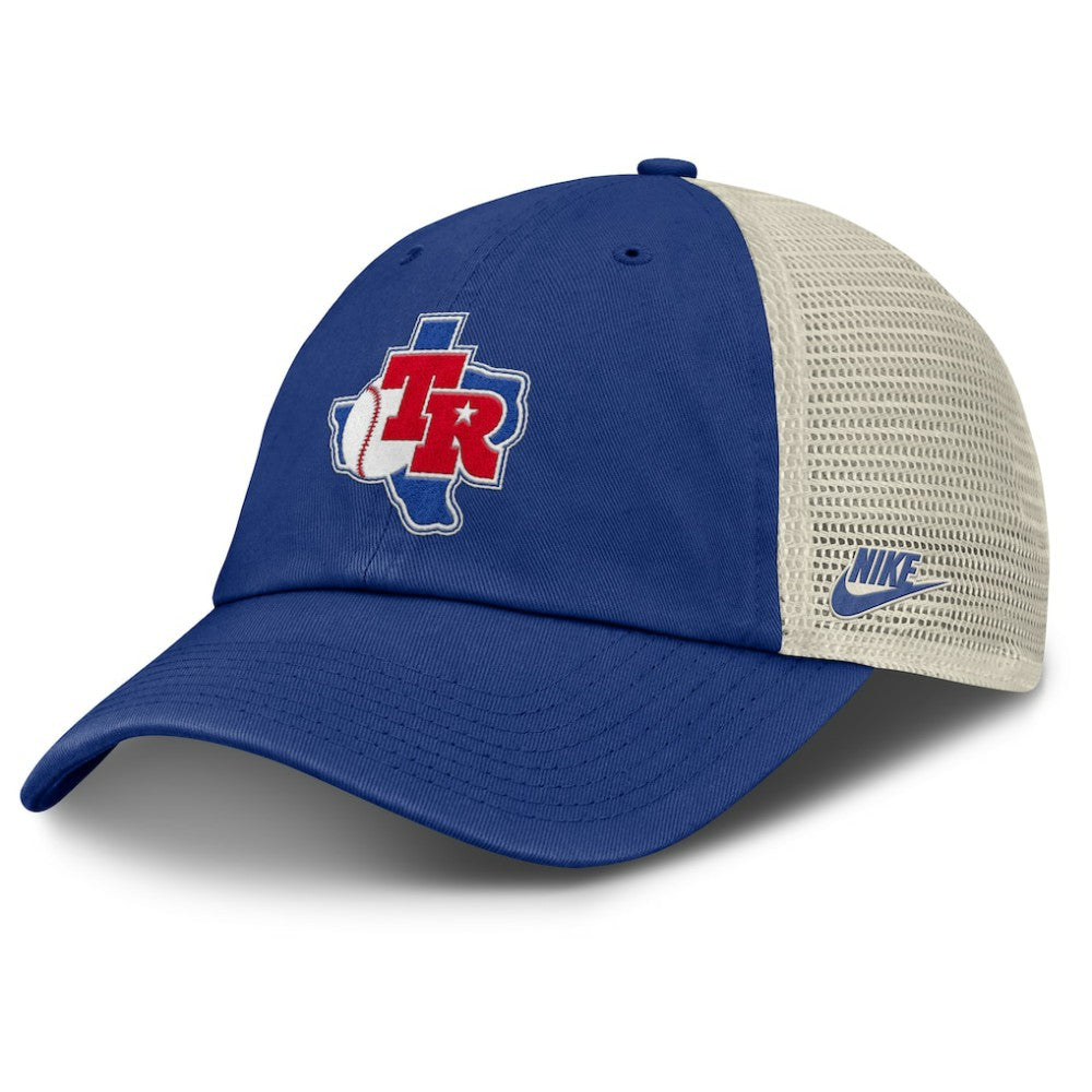 Texas Rangers Nike Cooperstown Collection Club Trucker Adjustable Hat for sale