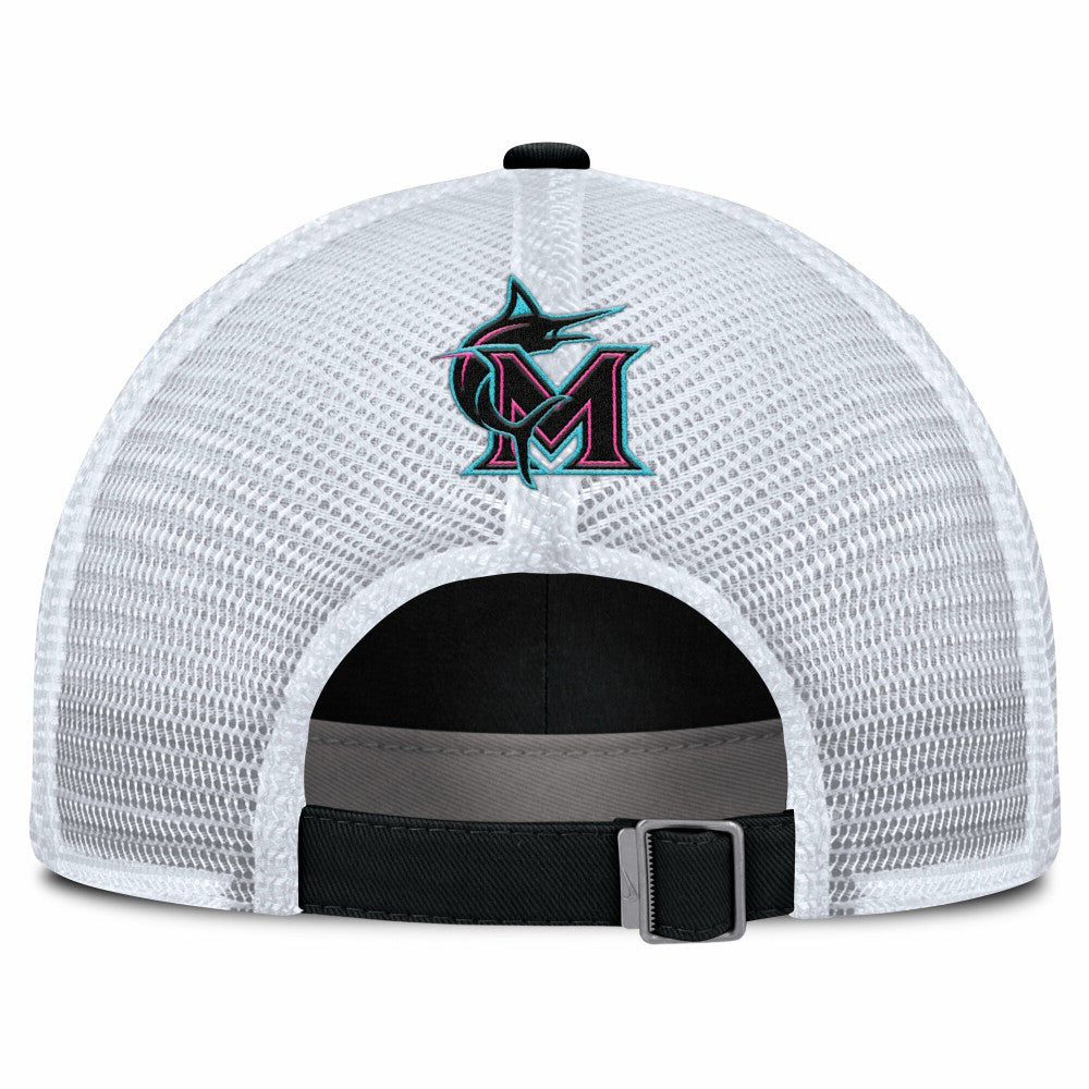 Miami Marlins Nike Unisex 2025 City Connect Trucker Adjustable Hat Near Me