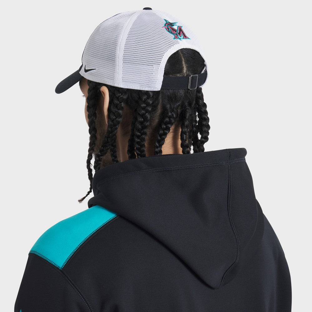Miami Marlins Nike Unisex 2025 City Connect Trucker Adjustable Hat Near Me
