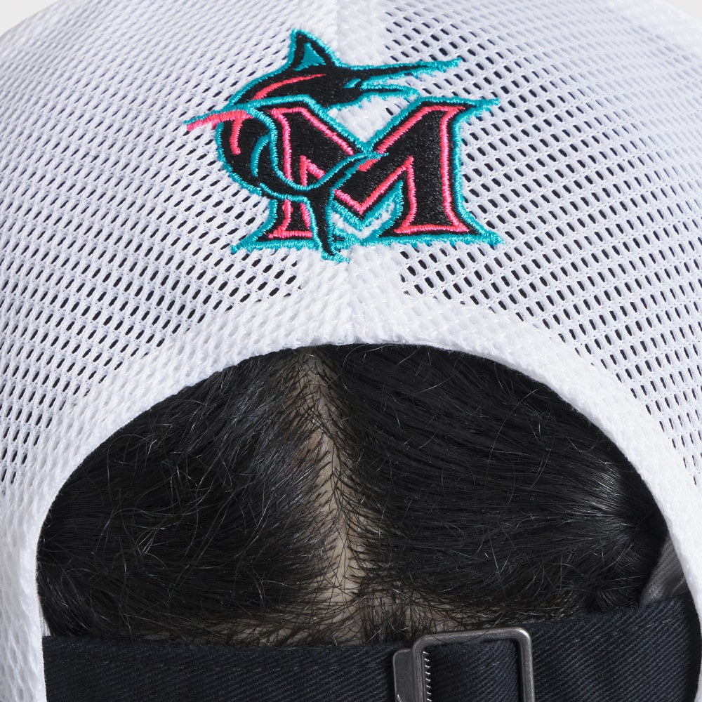 Miami Marlins Nike Unisex 2025 City Connect Trucker Adjustable Hat Near Me