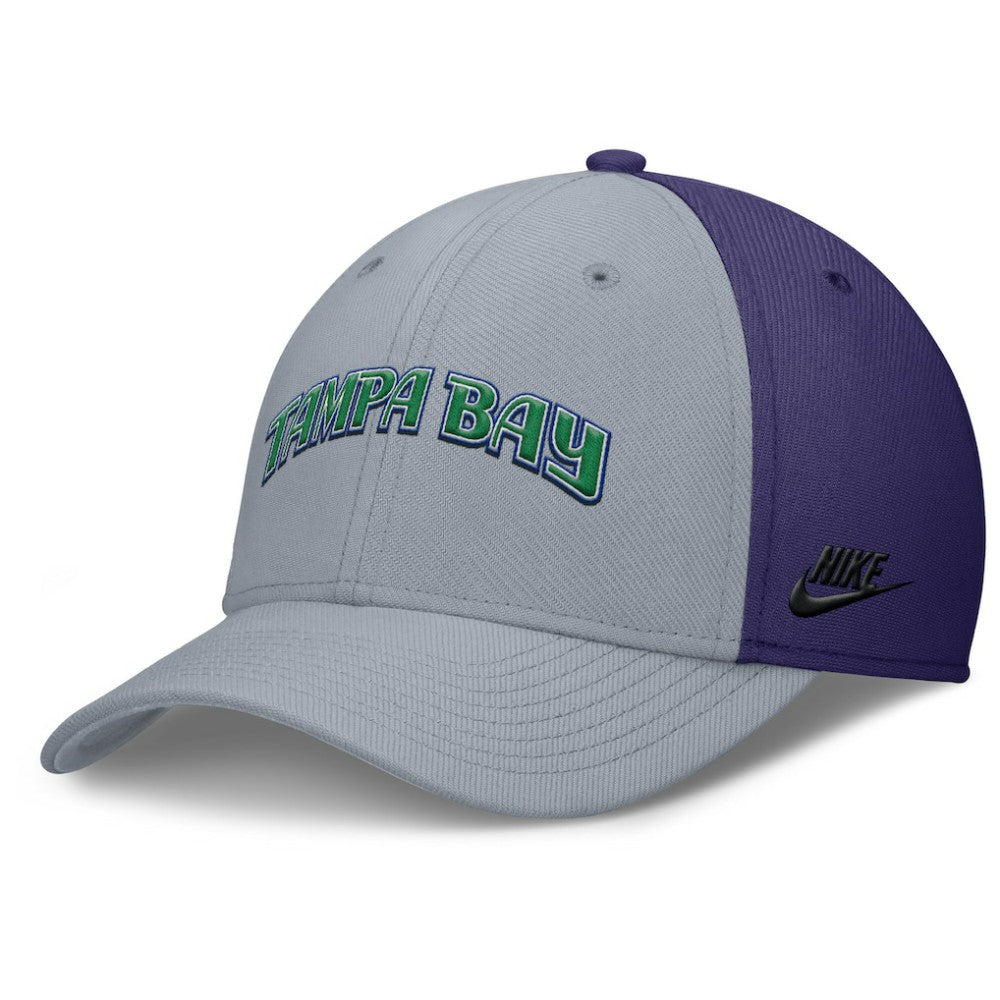 Tampa Bay Rays Nike Rise Swoosh Performance Flex Hat Lifestyle