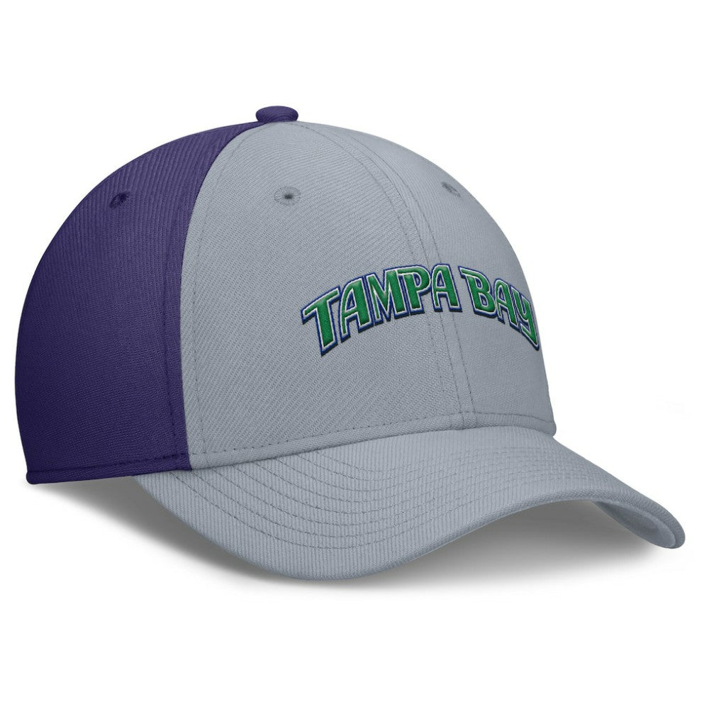 Tampa Bay Rays Nike Rise Swoosh Performance Flex Hat Lifestyle