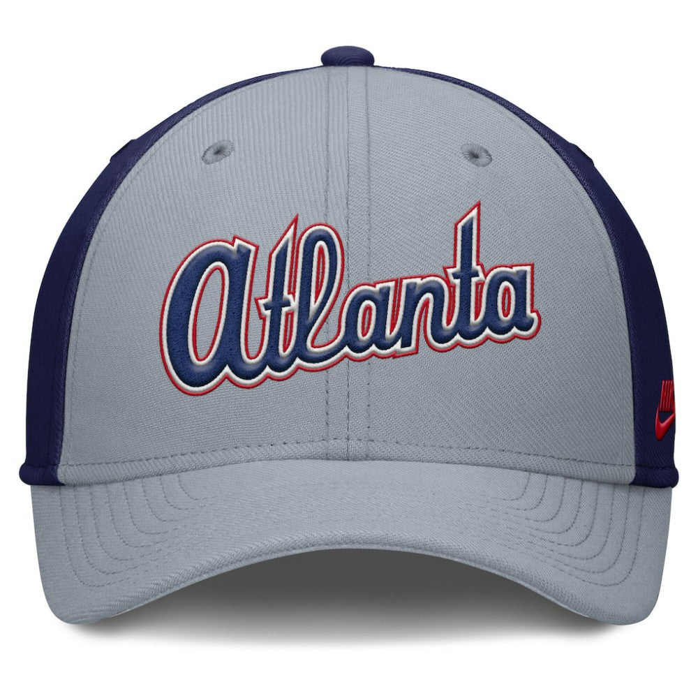 Atlanta Braves Nike Rise Swoosh Performance Flex Hat Online