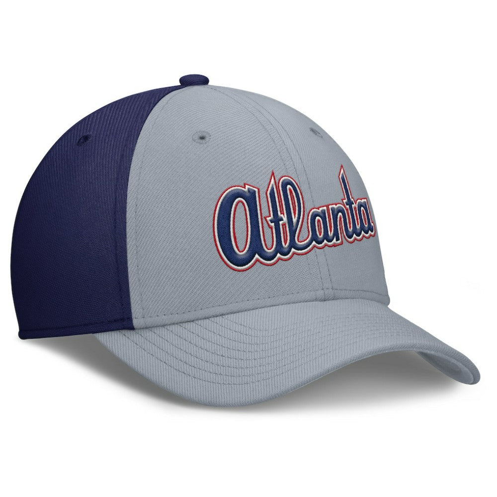 Atlanta Braves Nike Rise Swoosh Performance Flex Hat Online