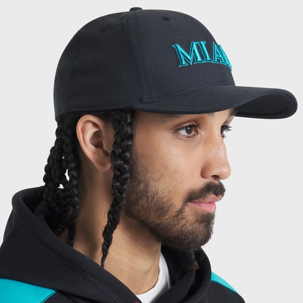 Miami Marlins Nike 2025 City Connect Performance Swoosh Flex Hat On Sale