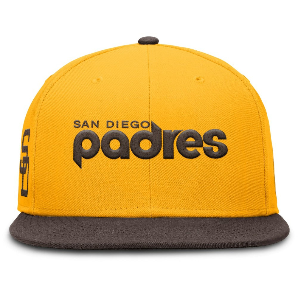 San Diego Padres Nike Cooperstown Two-Tone Dri-FIT Round Bill True Fitted Hat On Sale