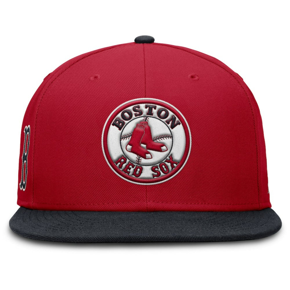 Boston Red Sox Nike Cooperstown Two-Tone Dri-FIT Round Bill True Fitted Hat Sale