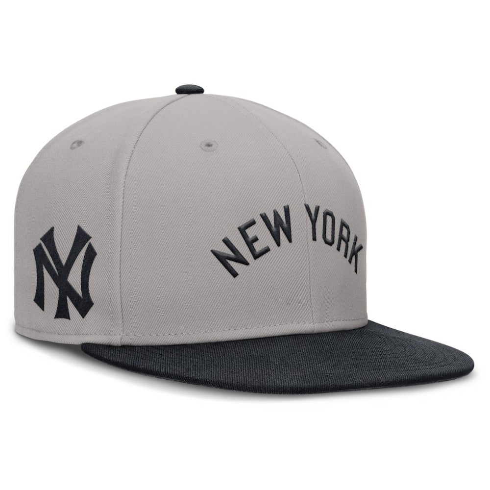 New York Yankees Nike Cooperstown Two-Tone Dri-FIT Round Bill True Fitted Hat for sale