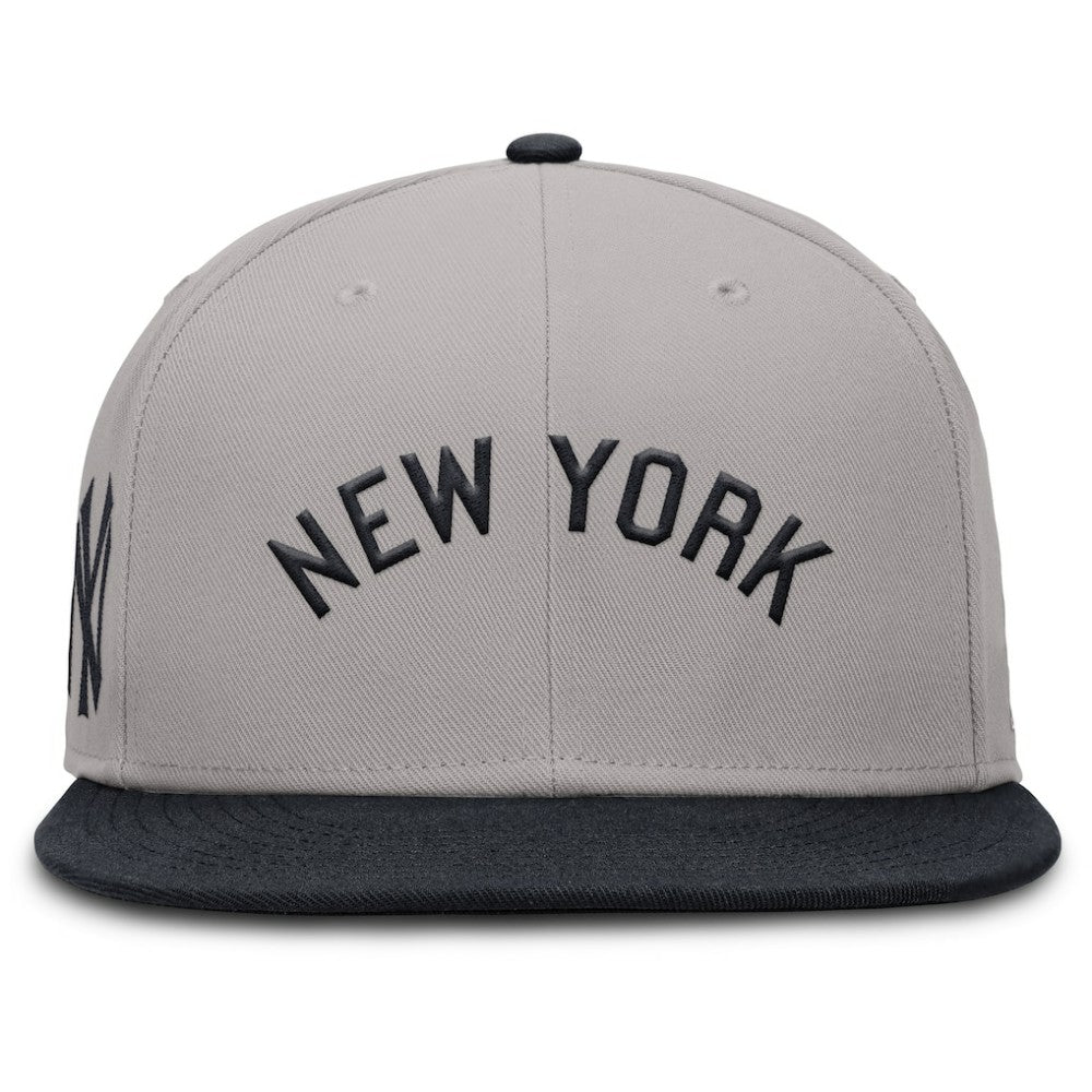New York Yankees Nike Cooperstown Two-Tone Dri-FIT Round Bill True Fitted Hat for sale