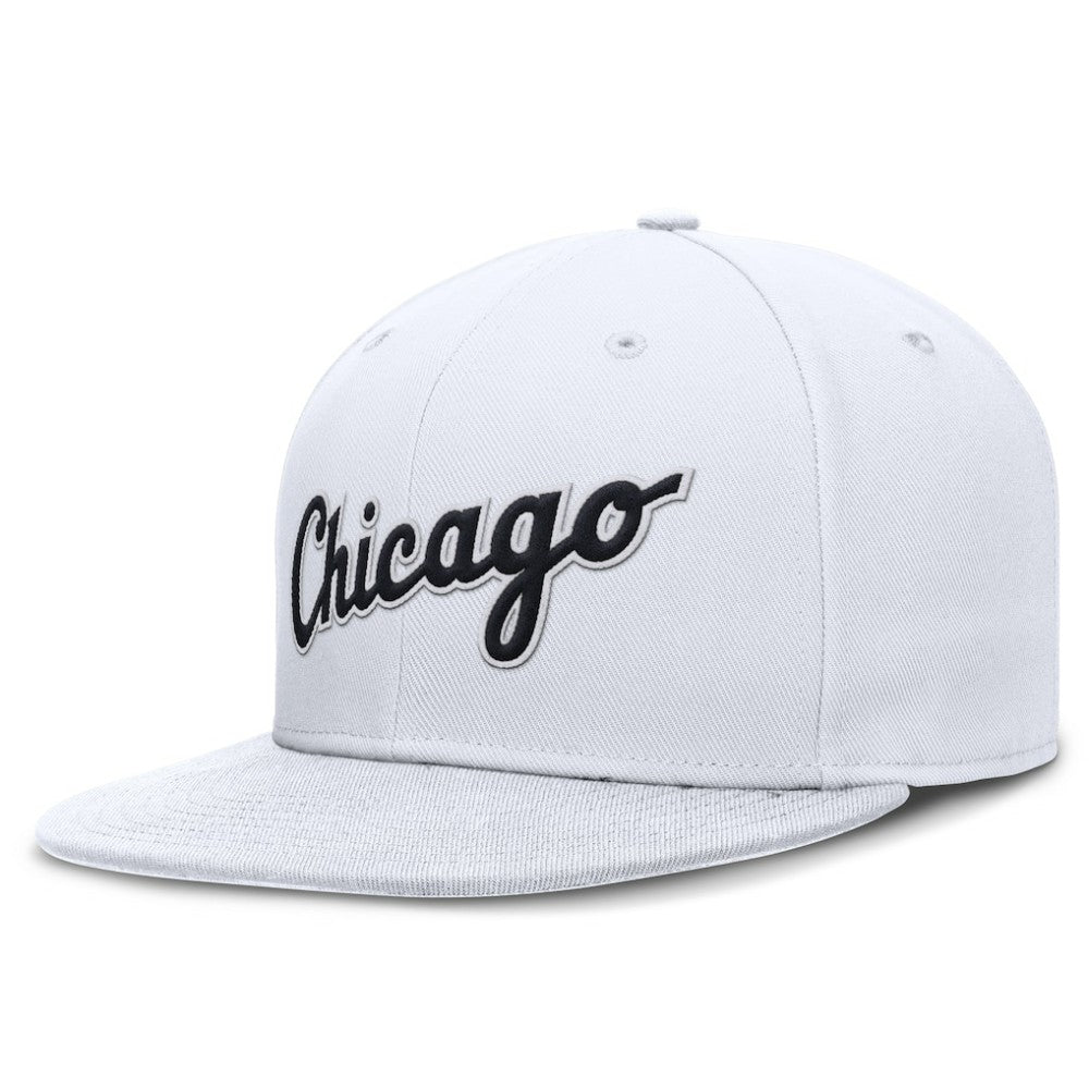 Chicago White Sox Nike Wordmark Dri-FIT Round Bill True Fitted Hat Near Me