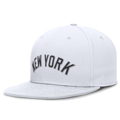 New York Yankees Nike Wordmark Dri-FIT Round Bill True Fitted Hat Clearance