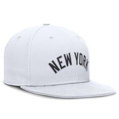 New York Yankees Nike Wordmark Dri-FIT Round Bill True Fitted Hat Clearance