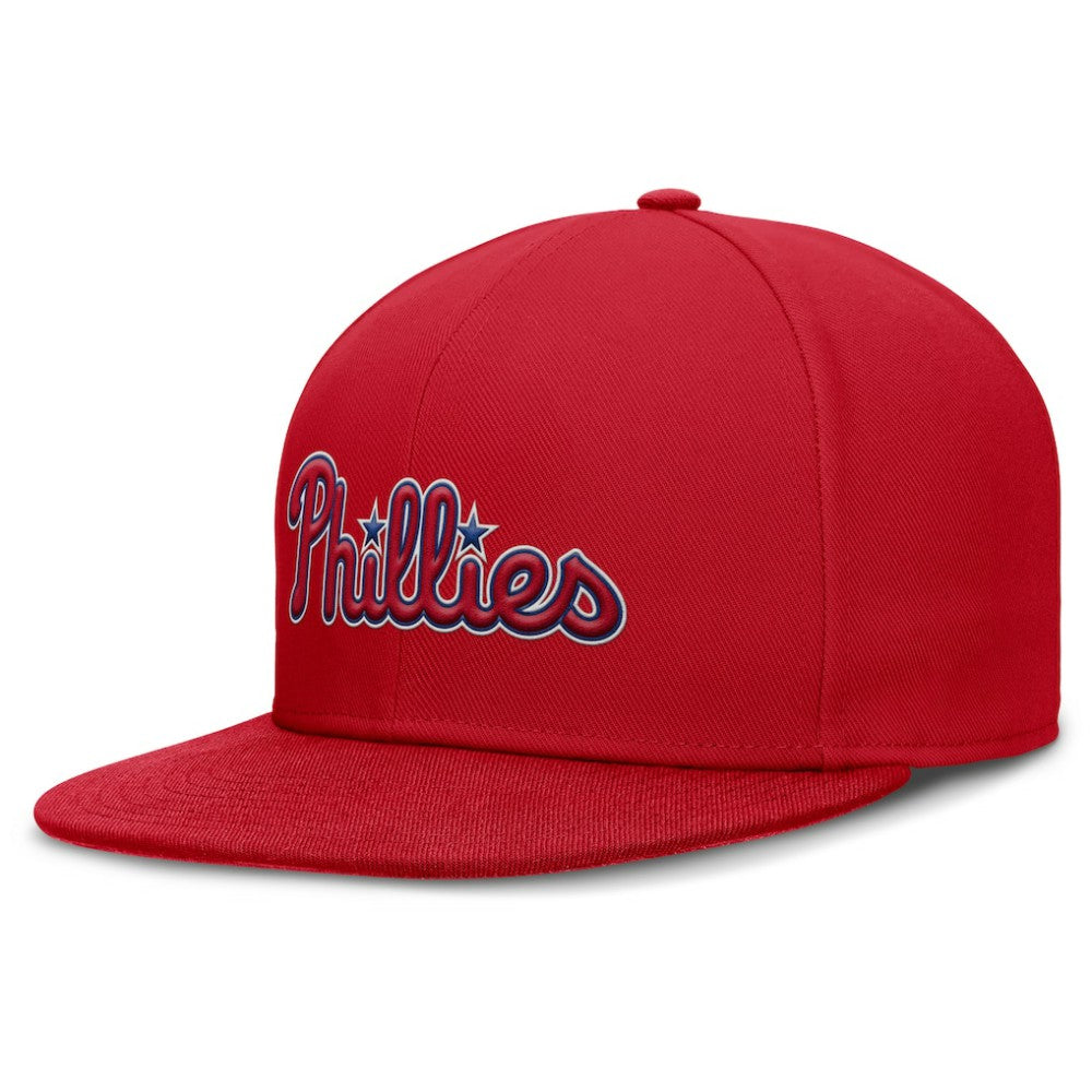 Philadelphia Phillies Nike Wordmark Dri-FIT Round Bill True Fitted Hat Sale